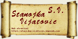 Stanojka Vijatović vizit kartica